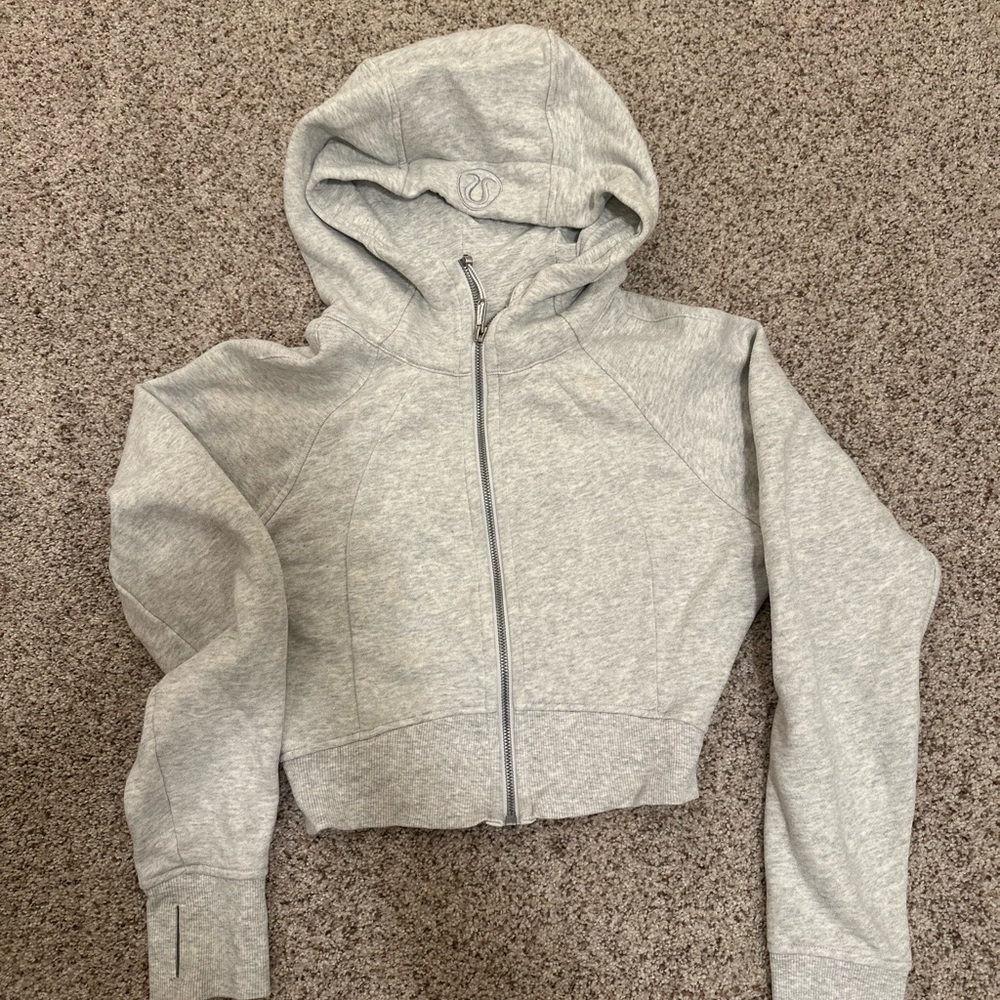 Lululemon Cropped Scuba Full Zip - Size 4